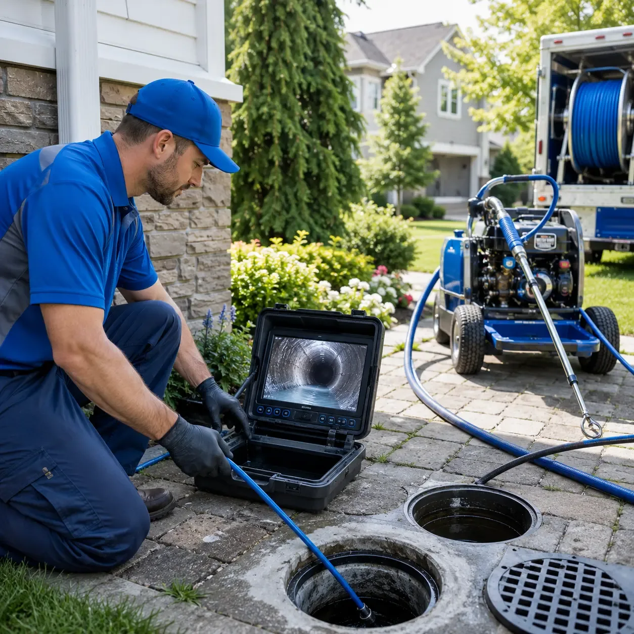 Outdoor drain cleaning professionals serving Greenport, NY